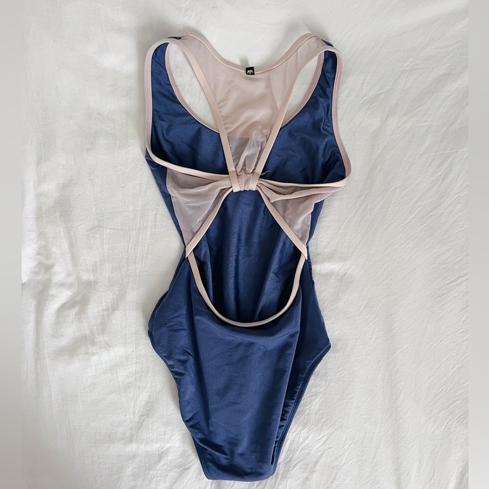 RARE "Stella" Mesh Back Tank Ballet Leotard